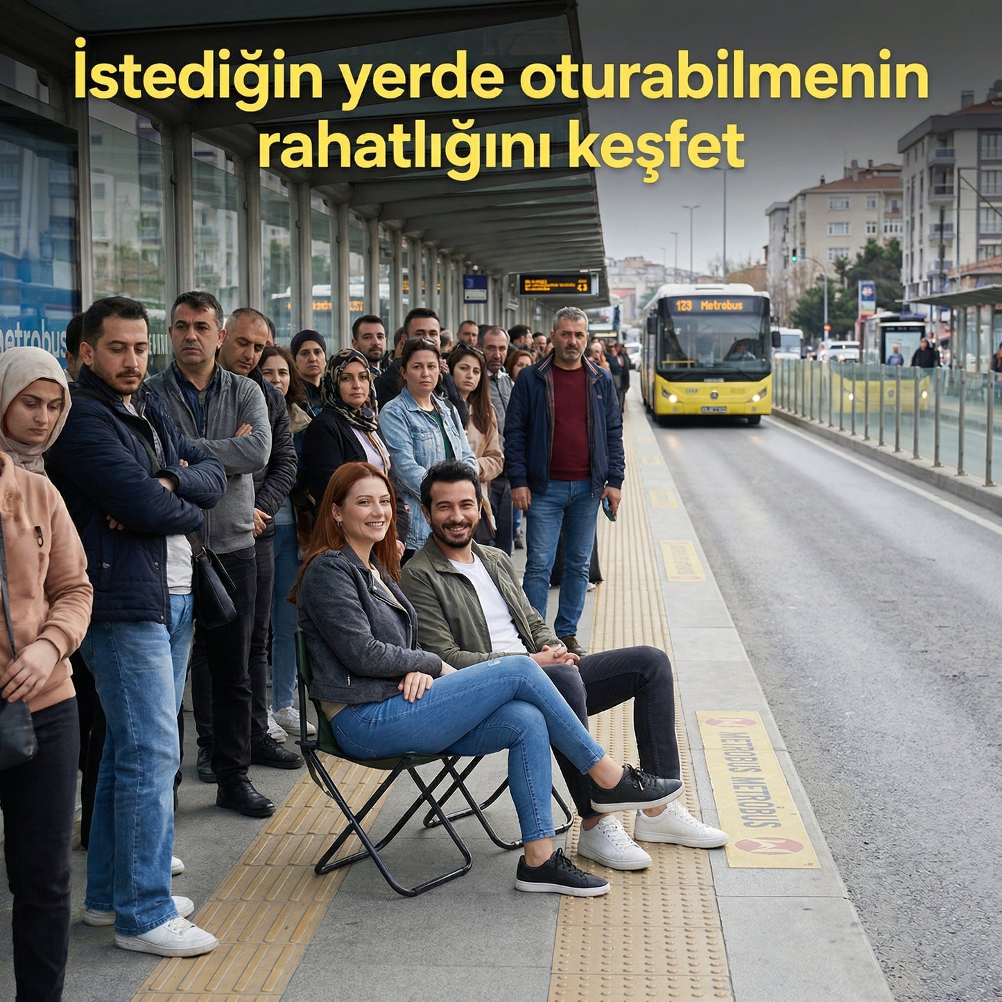 CepKoltuk™ Akıllı Taşınabilir Koltuk